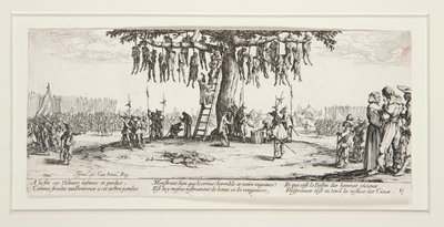 Krigens store elendighet: N. 11 - Hengingen av Jacques Callot