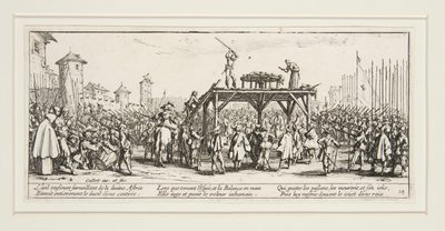 Krigens store elendighet: N. 14 - Hjulet av Jacques Callot
