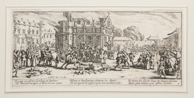 The Great Miseries of War: No. 6 -Devastation of av Jacques Callot