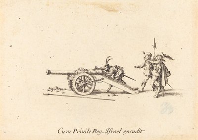 Laster kanonen av Jacques Callot