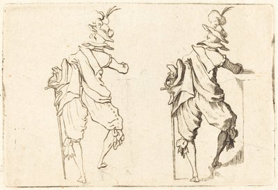 Mann med sverd, ca. 1622. av Jacques Callot