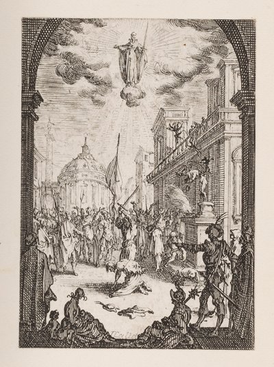 Martyrdom of St. Jacques, nr.3 fra The Martyrdom of the Apostles av Jacques Callot
