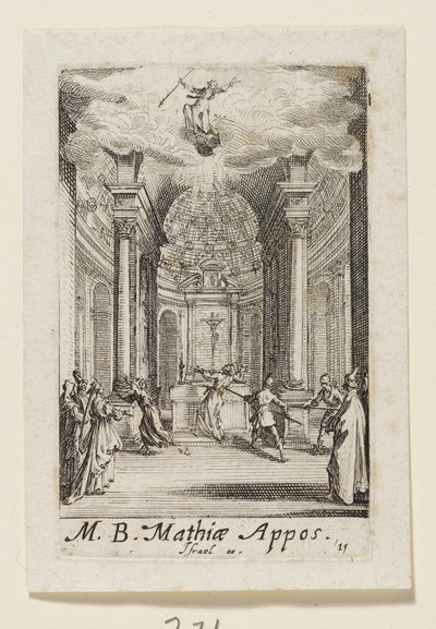 Apostelen Matteus (Mathiae Appos.) av Jacques Callot