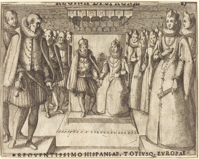 Margaret av Østerrike og Filip III av Jacques Callot