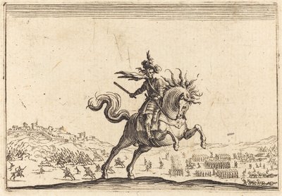 Militærsjef til hest av Jacques Callot