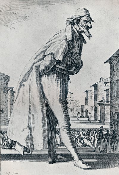 Nr. IV.- The Great Pantalon, c1620-1635, 1924 av Jacques Callot