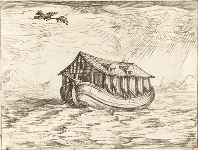 Noahs ark av Jacques Callot