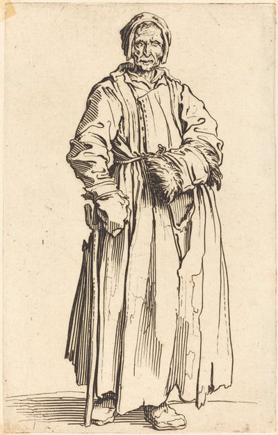 Enøyd kvinne, ca. 1622. av Jacques Callot