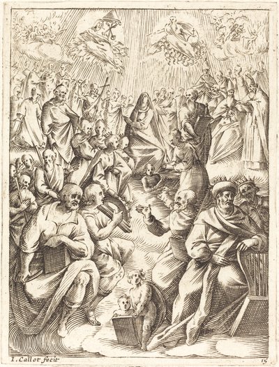 Paradise, 16081611. av Jacques Callot
