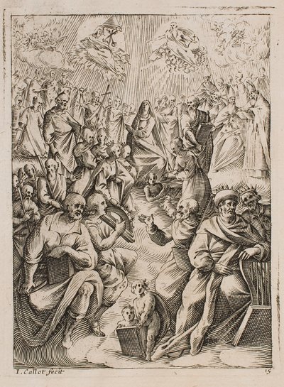 Paradis, fra serien «Bilder fra Roma» av Jacques Callot