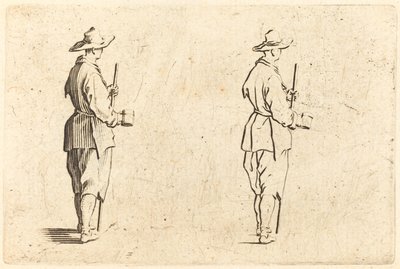 Bonde med en kopp av Jacques Callot
