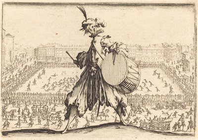 Piazza Santa Croce, Firenze av Jacques Callot