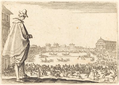 Piazza Santa Maria Novella, Firenze, ca. 1622. av Jacques Callot