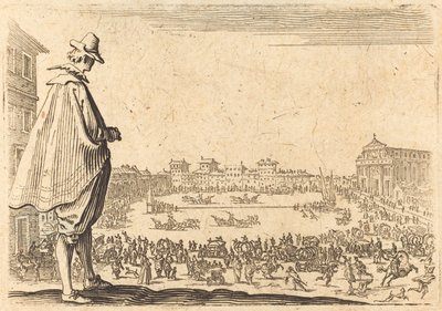 Piazza Santa Maria Novella, Firenze, ca. 1622. av Jacques Callot