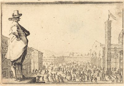Piazza del Duomo, Firenze av Jacques Callot