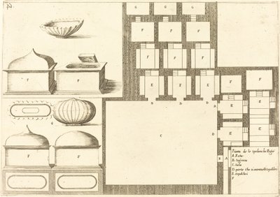 Plan for Spelunche Reggae av Jacques Callot