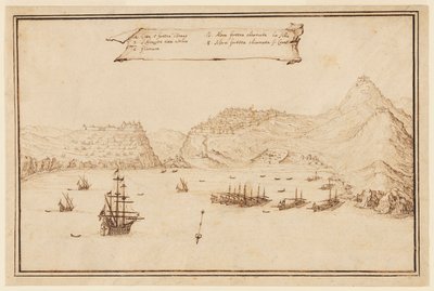 Planometrisk utsikt over Oran, Algerie av Jacques Callot