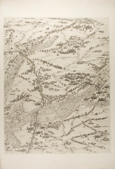 Plate tre fra The Siege of La Rochelle av Jacques Callot