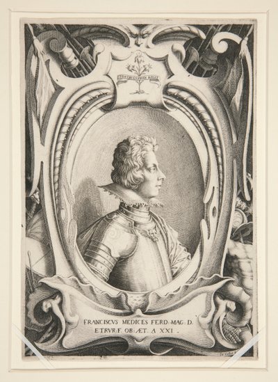 Portrett av Francois de Medicis av Jacques Callot