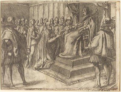 Mottak av Polens utsending [recto] av Jacques Callot