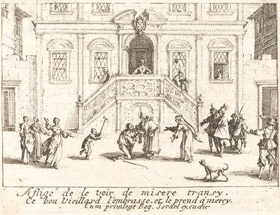 Return of the Prodigal Son av Jacques Callot