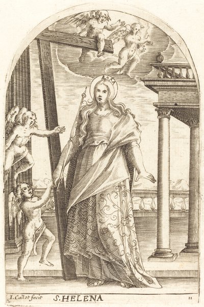 Saint Helen, 16081611. av Jacques Callot