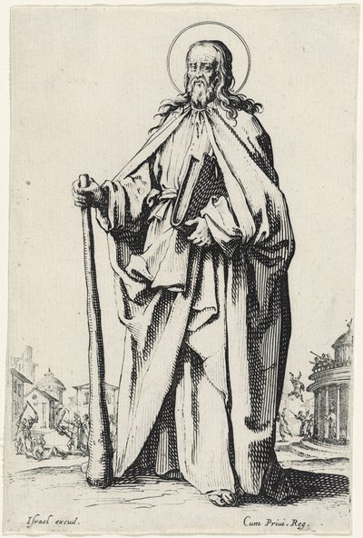 Saint James the Mindre fra Les Grands Apôtres (De store apostlene), 1631 av Jacques Callot