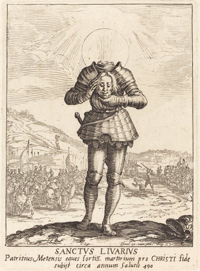 Saint Livier av Jacques Callot