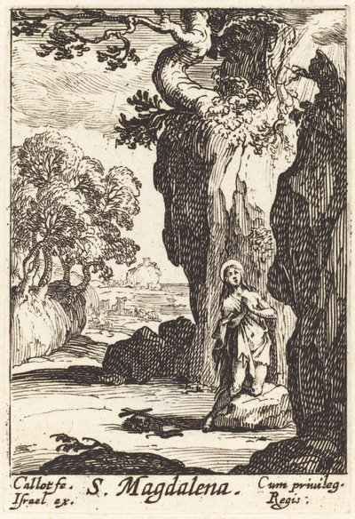 Den hellige Maria Magdalena av Jacques Callot
