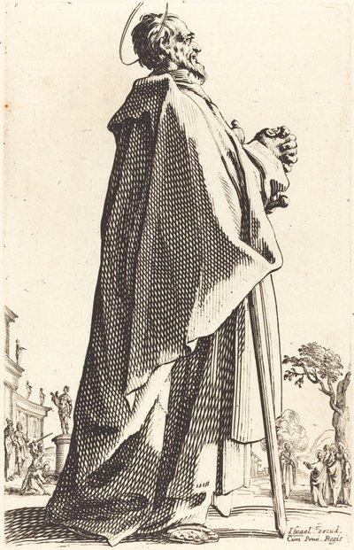 Saint Matthew, utgitt 1631. av Jacques Callot