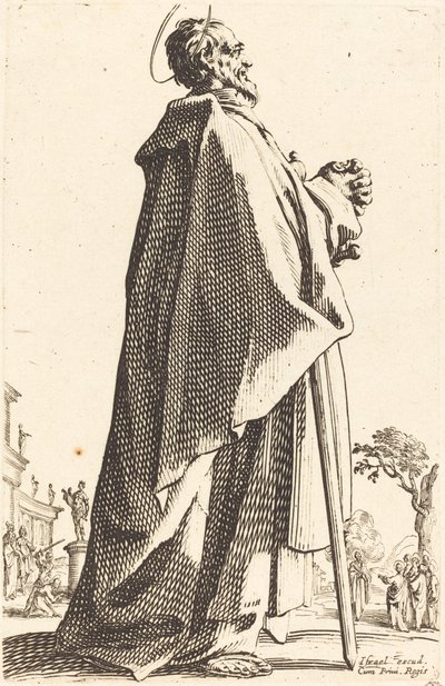 Saint Matthew, utgitt 1631. av Jacques Callot