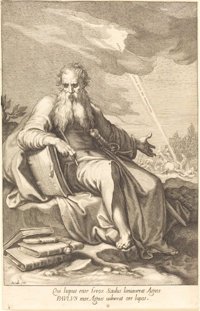 Saint Paul, sittende av Jacques Callot
