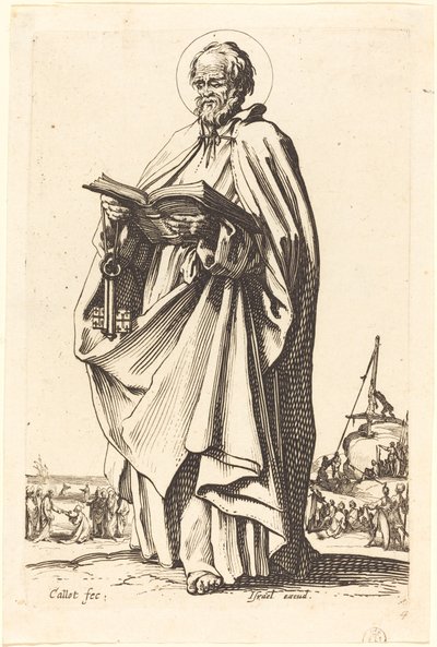 Sankt Peter av Jacques Callot