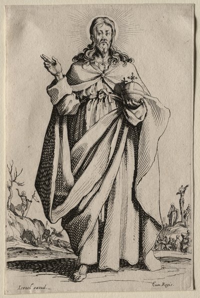 Ikoner av den salige jomfru Maria av Frelseren / Les Grands Apôtres (De store apostlene): Frelseren av Jacques Callot