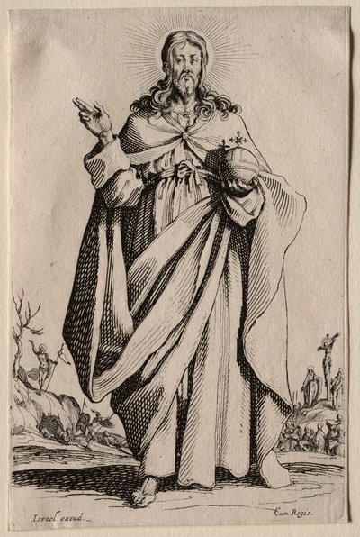 Ikoner av den salige jomfru Maria av Frelseren / Les Grands Apôtres (De store apostlene): Frelseren av Jacques Callot