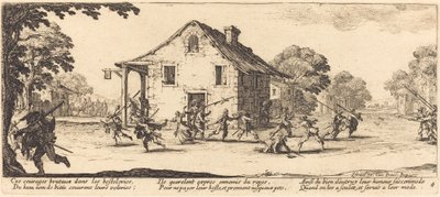 Scene for plyndring av Jacques Callot
