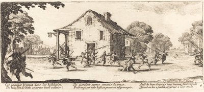 Scene for plyndring av Jacques Callot