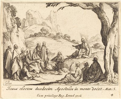 Bergpreken av Jacques Callot