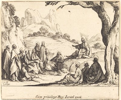 Bergpreken av Jacques Callot
