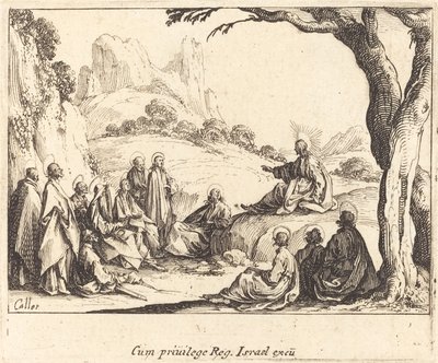 Bergpreken av Jacques Callot