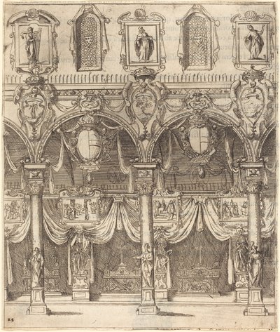 Sidegangen til San Lorenzo, Firenze av Jacques Callot