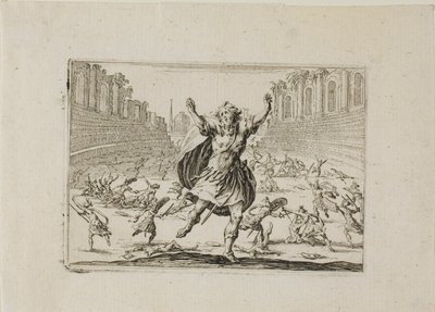 Skirmish in the Circus, fra The Caprices av Jacques Callot