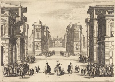 Suleiman, Act I, 1620. av Jacques Callot