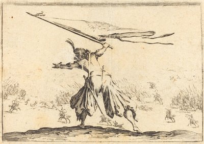 Fanebærer av Jacques Callot