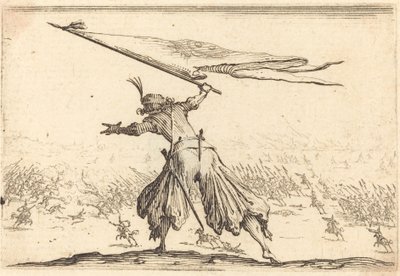 Fanebærer av Jacques Callot