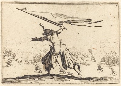 Fanebærer av Jacques Callot