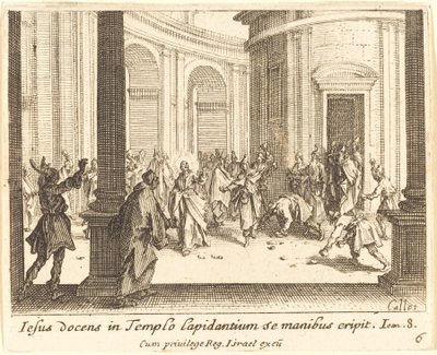Steining av Jesus av Jacques Callot