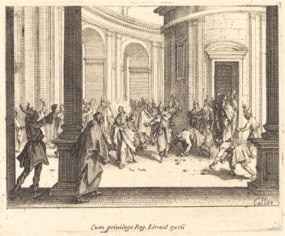 Steining av Jesus av Jacques Callot