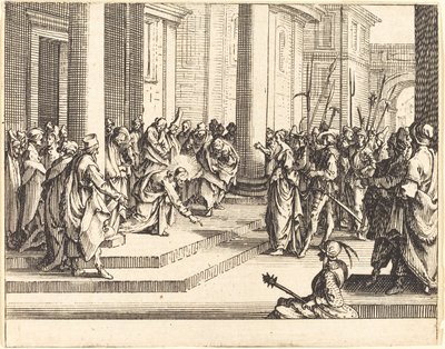 Steining av Jesus, 1635. av Jacques Callot