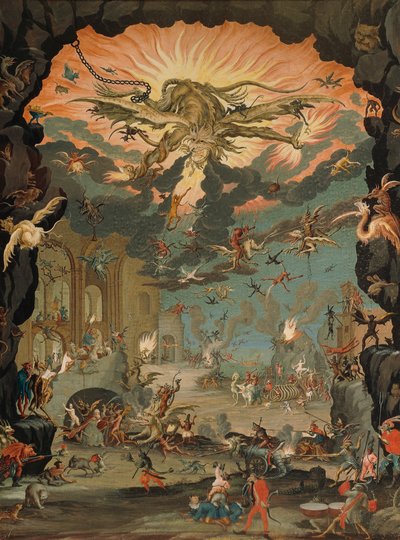 Temptation of St Anthony, av Jacques Callot (1592-1635) av Jacques Callot